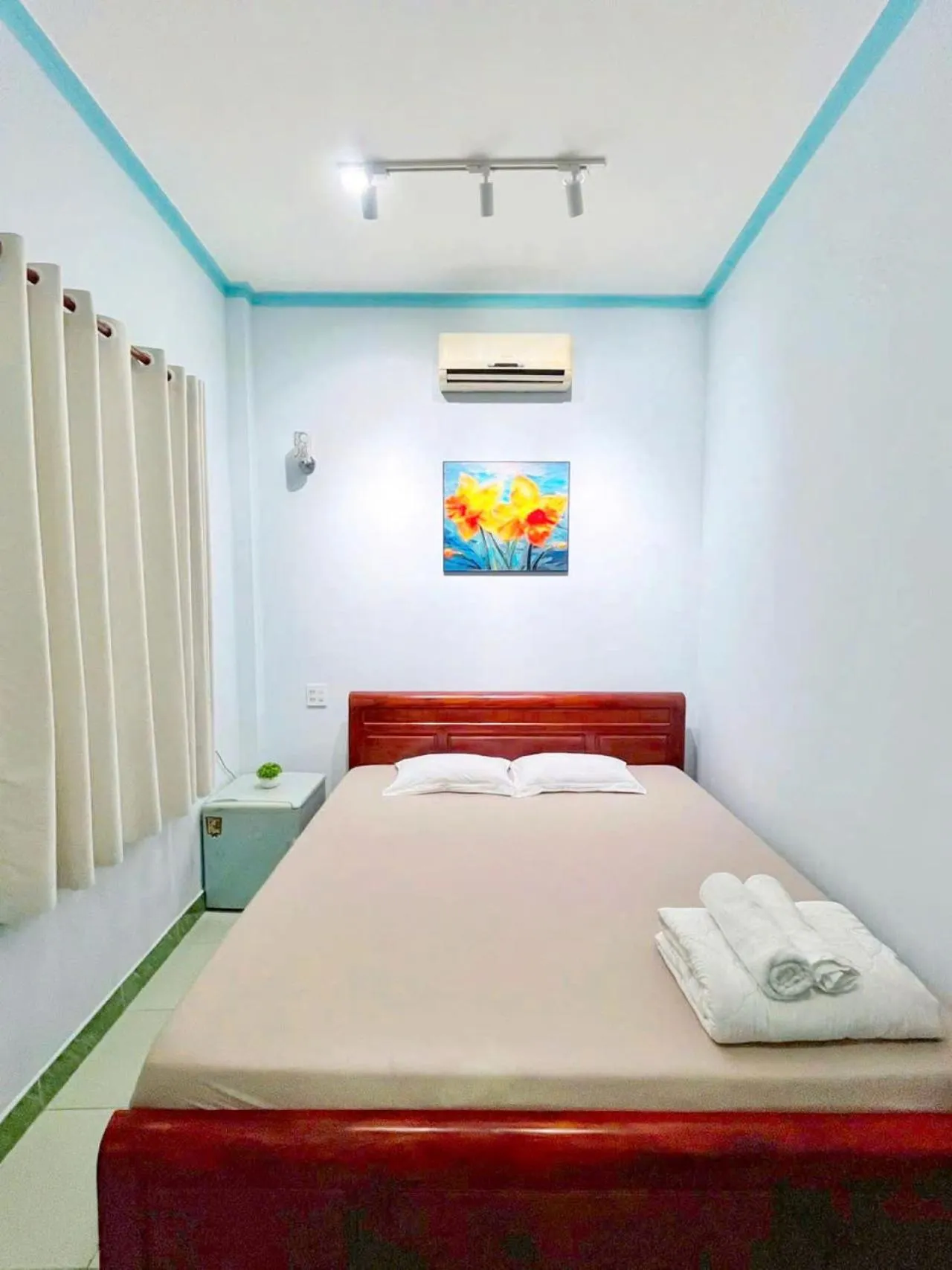 Bed in Quoc Dinh Guest House