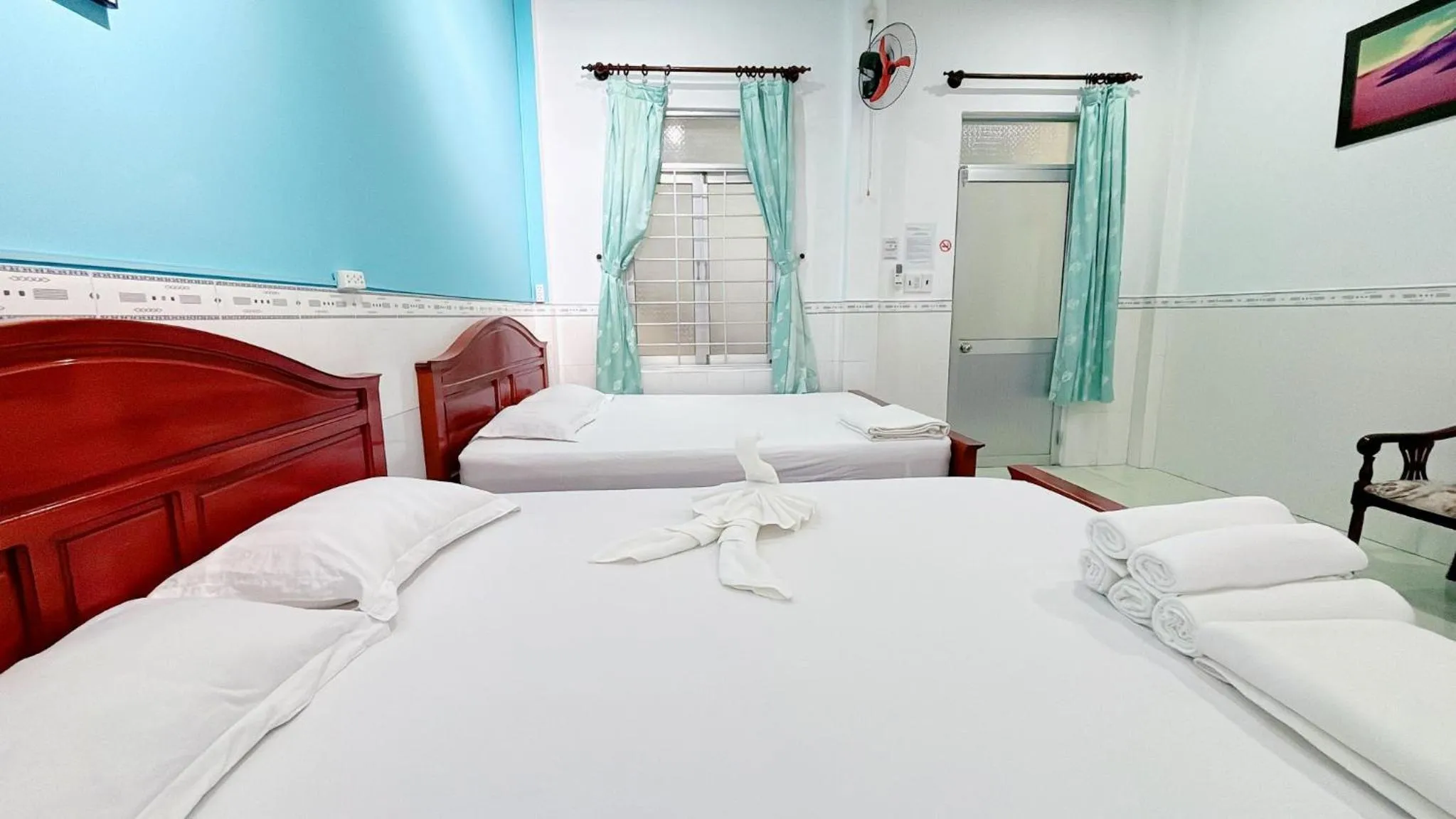 Bed in Quoc Dinh Guest House