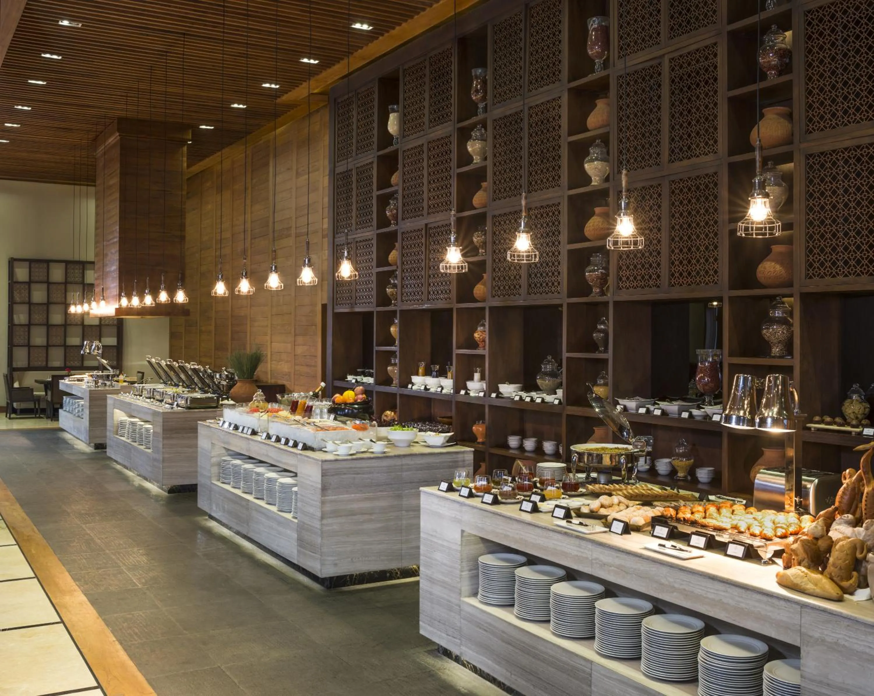 Buffet breakfast in Jasmine Naypyitaw Hotel