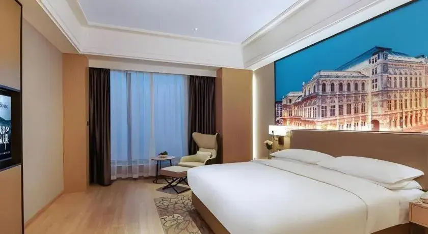 Bed in Venus Royal Hotel Anhui Tongcheng Tongguoxiushui Bed in Venus Royal Hotel Anhui Tongcheng Tongguoxiushui