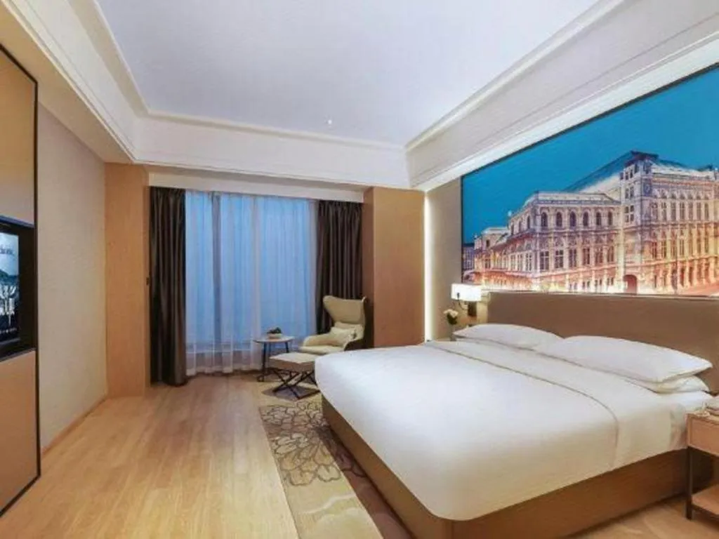 Bed in Venus Royal Hotel Anhui Tongcheng Tongguoxiushui