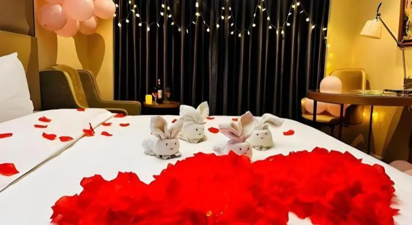 Bed in Vienna Hotel Zhengzhou East High-Speed Railway Station