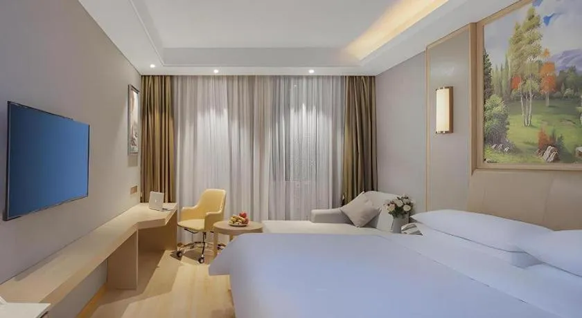 Bed in Vienna Hotel Jinjiang Bus Passenger Station