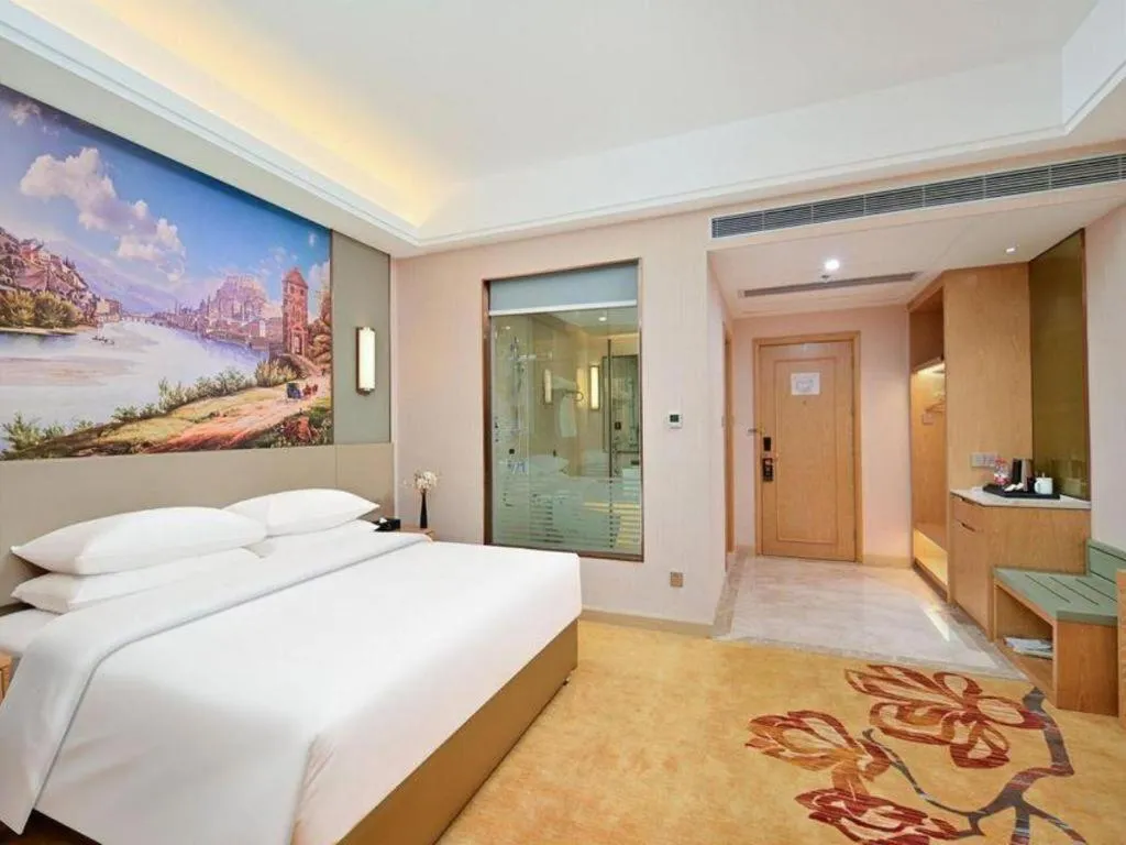 Bed in Vienna Hotel Jinjiang Bus Passenger Station