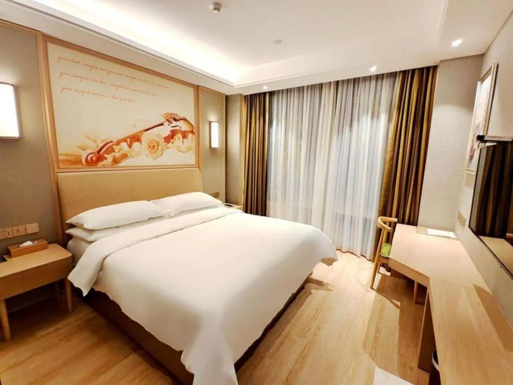 Bed in Vienna Hotel Jinjiang Bus Passenger Station