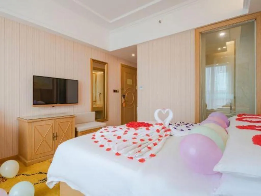 Bed in Vienna Hotel Chengdu North Railway Station North Square Wukuaishi Metro Station