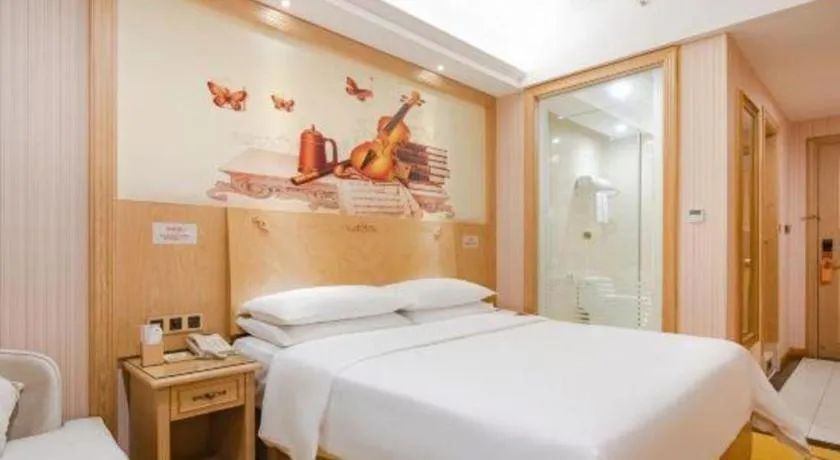 Bed in Vienna Hotel Chengdu North Railway Station North Square Wukuaishi Metro Station