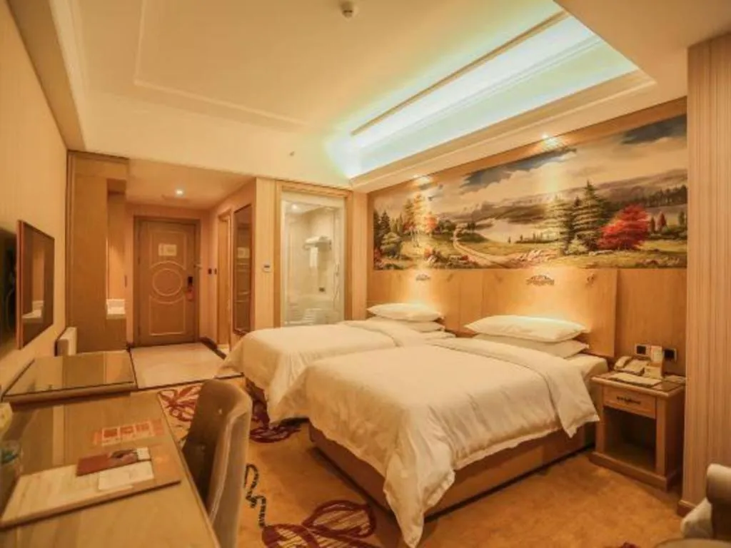 Bed in Vienna Hotel Chengdu North Railway Station North Square Wukuaishi Metro Station