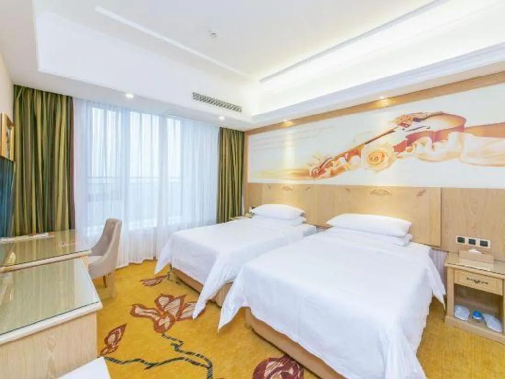 Bed in Vienna Hotel Chengdu North Railway Station North Square Wukuaishi Metro Station