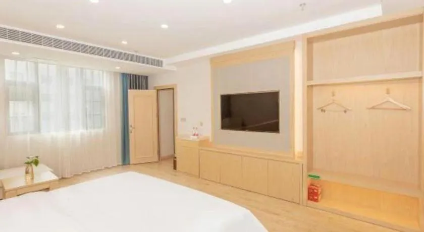 Bed in Vienna Hotel Yuxi Hongta Avenue High-Speed Railway Station