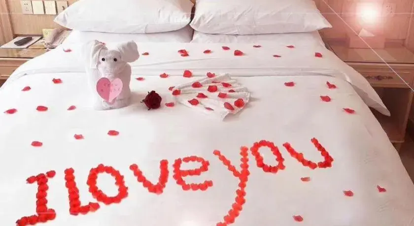 Bed in Vienna Hotel Chongqing Shizhu Stadium Bed in Vienna Hotel Chongqing Shizhu Stadium