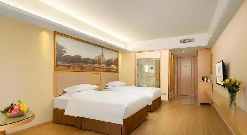 Bed in Vienna Hotel Chongqing Shizhu Stadium Bed in Vienna Hotel Chongqing Shizhu Stadium