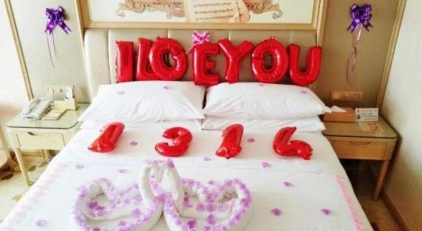 Bed in Vienna Hotel Guangxi Zhongshan Central Plaza West High-Speed Railway Station