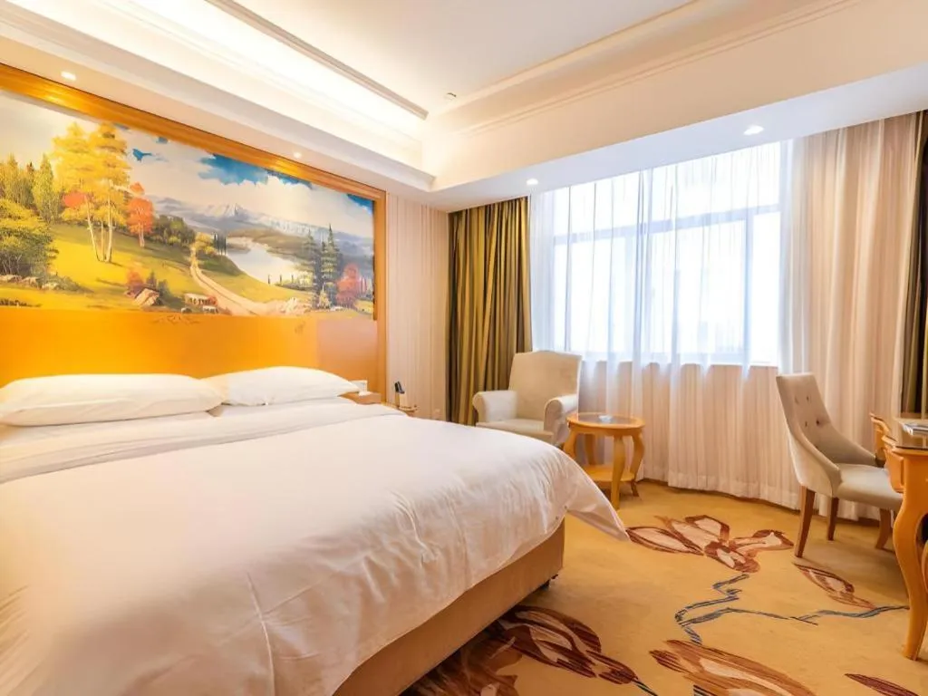 Bed in Vienna Hotel Hubei Jinzhou Jianli Jiangcheng