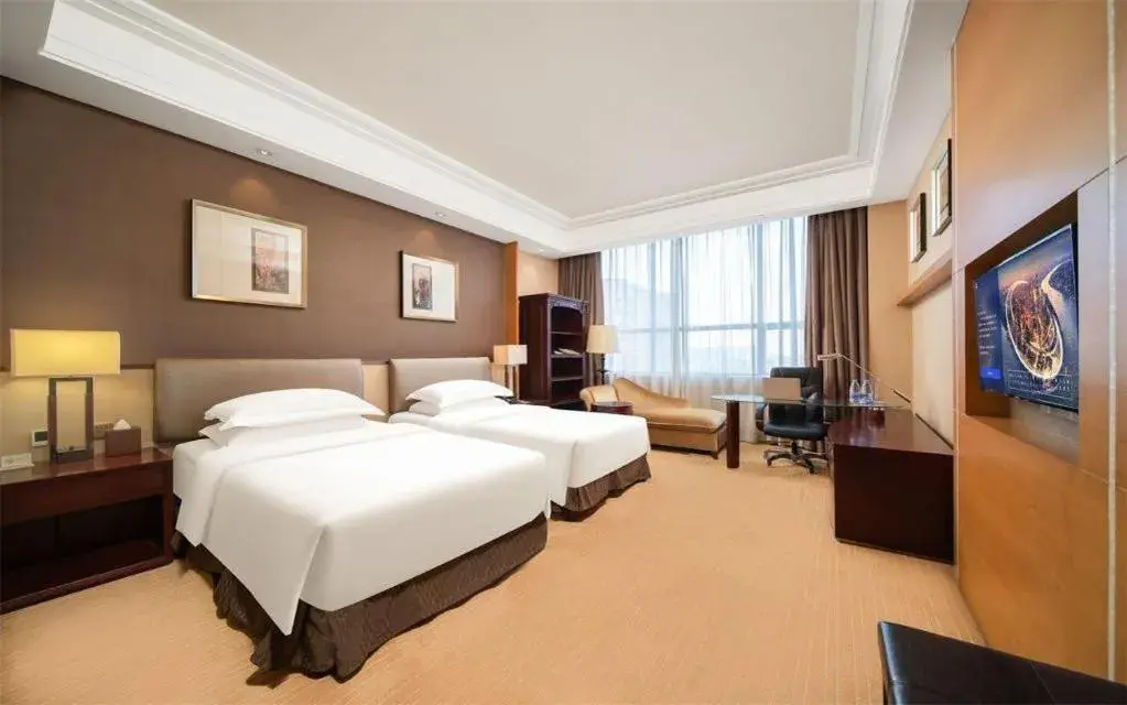 Bed in Venus Royal Hotel Shenzhen International Exhibition Center Bed in Venus Royal Hotel Shenzhen International Exhibition Center