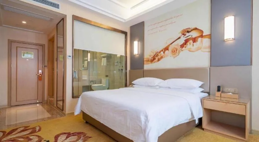 Bed in Vienna Hotel Fuzhou Changle Zhenghe Metro Station