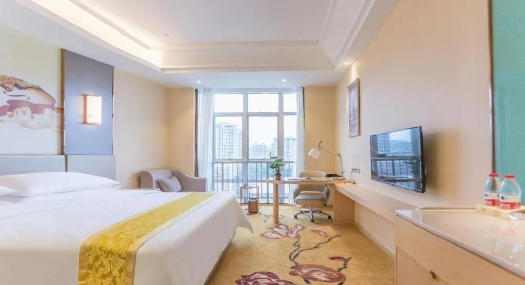 Bed in Vienna Hotel Fuzhou Changle Zhenghe Metro Station