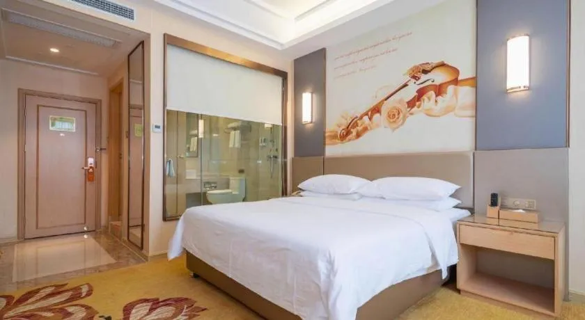 Bed in Vienna Hotel Fuzhou Changle Zhenghe Metro Station