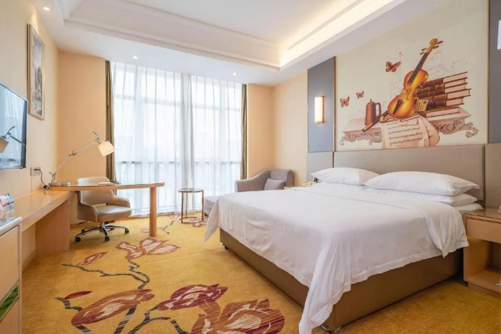 Bed in Vienna Hotel Fuzhou Changle Zhenghe Metro Station