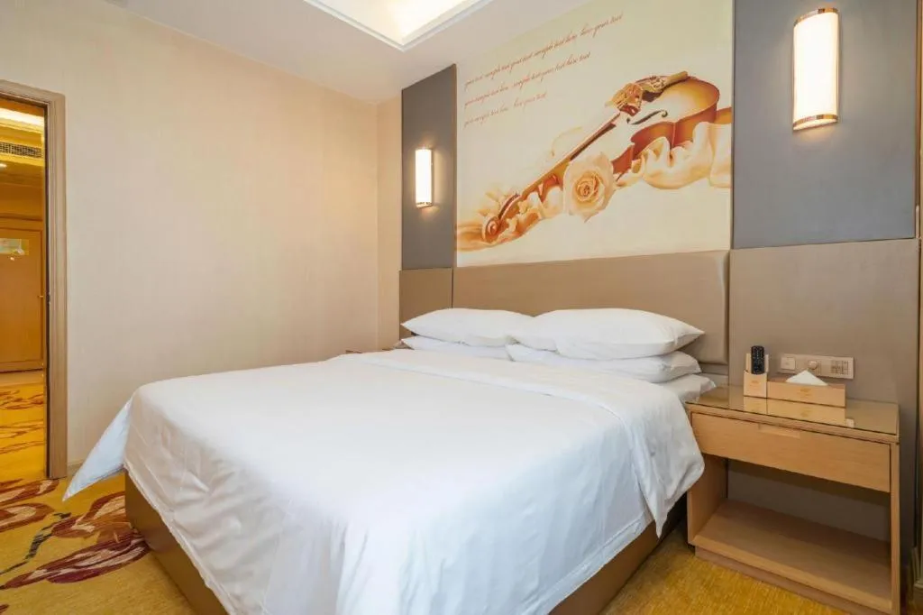 Bed in Vienna Hotel Fuzhou Changle Zhenghe Metro Station