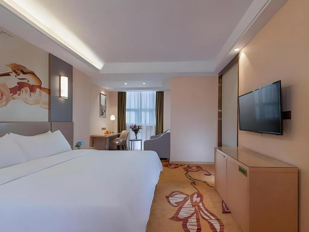 Bed in Vienna Hotel Fuzhou Changle Zhenghe Metro Station