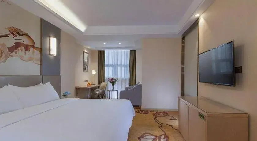 Bed in Vienna Hotel Fuzhou Changle Zhenghe Metro Station Bed in Vienna Hotel Fuzhou Changle Zhenghe Metro Station