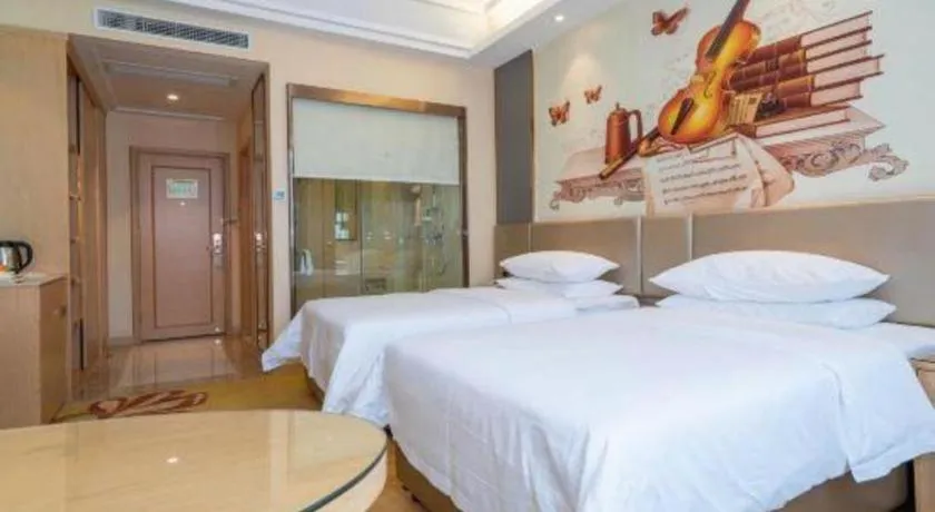 Bed in Vienna Hotel Fuzhou Changle Zhenghe Metro Station