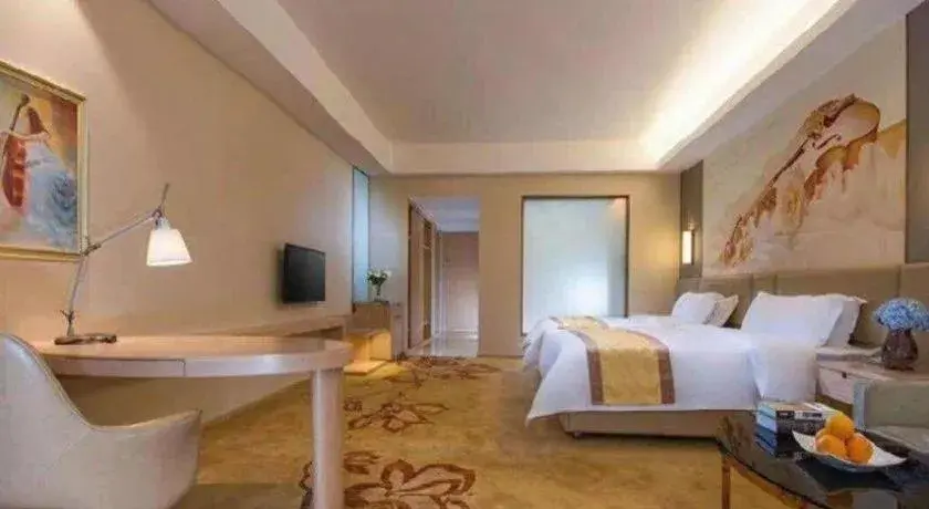 Bed in Vienna Hotel Fuzhou Changle Zhenghe Metro Station Bed in Vienna Hotel Fuzhou Changle Zhenghe Metro Station