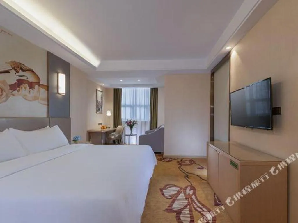 Bed in Vienna Hotel Fuzhou Changle Zhenghe Metro Station