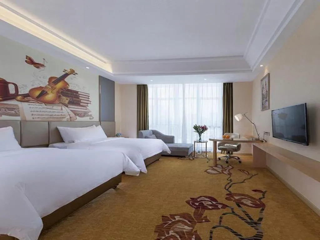 Bed in Vienna Hotel Fuzhou Changle Zhenghe Metro Station