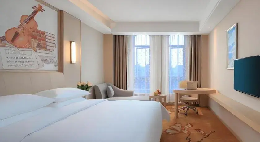 Bed in Vienna Hotel Zhejiang Tongxiang Puyuan Bed in Vienna Hotel Zhejiang Tongxiang Puyuan