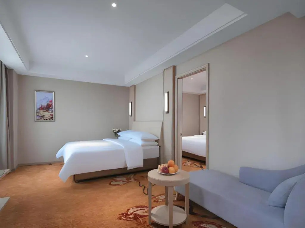 Bed in Vienna Hotel Zhejiang Tongxiang Puyuan Bed in Vienna Hotel Zhejiang Tongxiang Puyuan