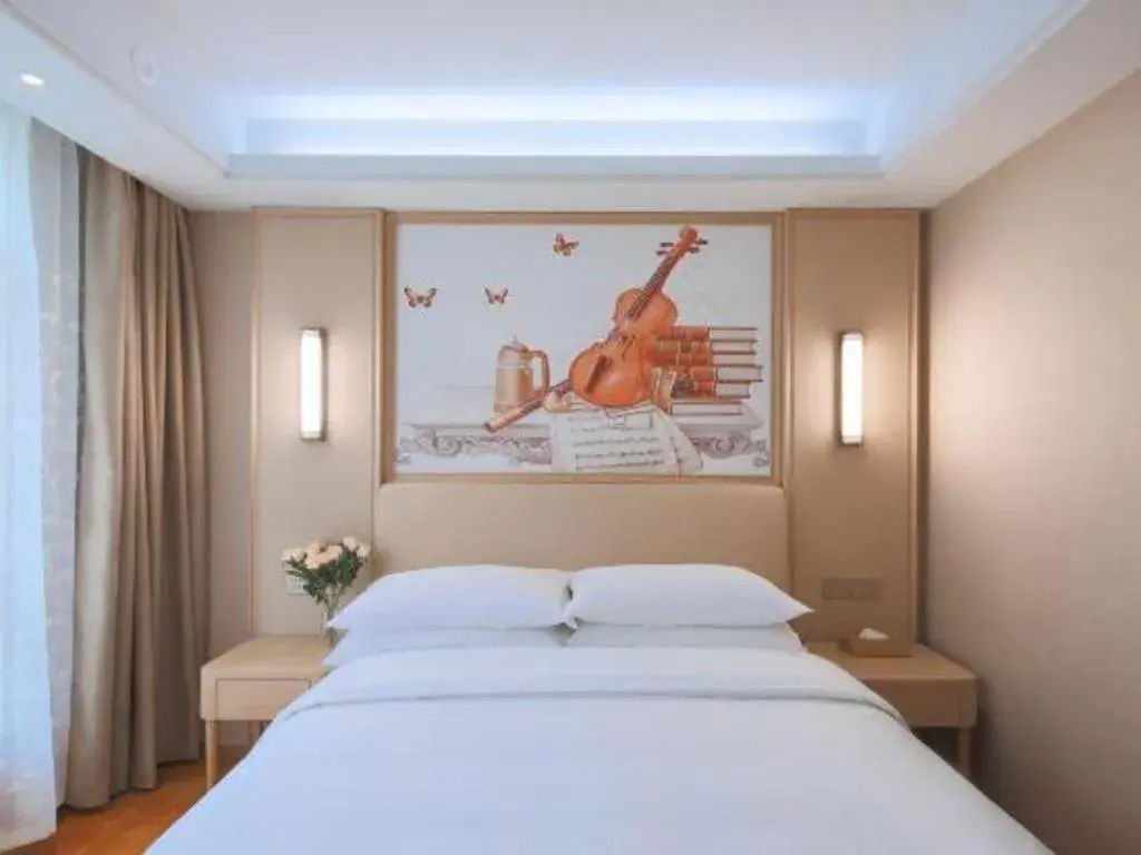 Bed in Vienna Hotel Zhejiang Tongxiang Puyuan Bed in Vienna Hotel Zhejiang Tongxiang Puyuan