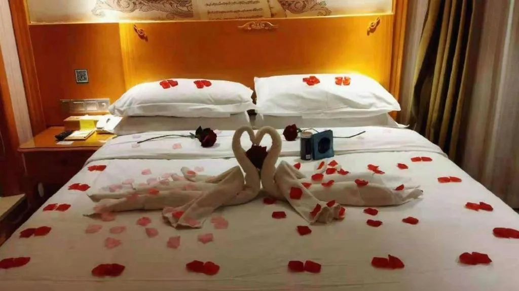 Bed in Vienna Hotel Qinghai Xining Wanda Plaza