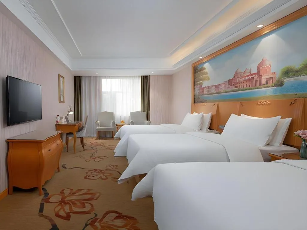 Bed in Vienna Hotel Qinghai Xining Wanda Plaza