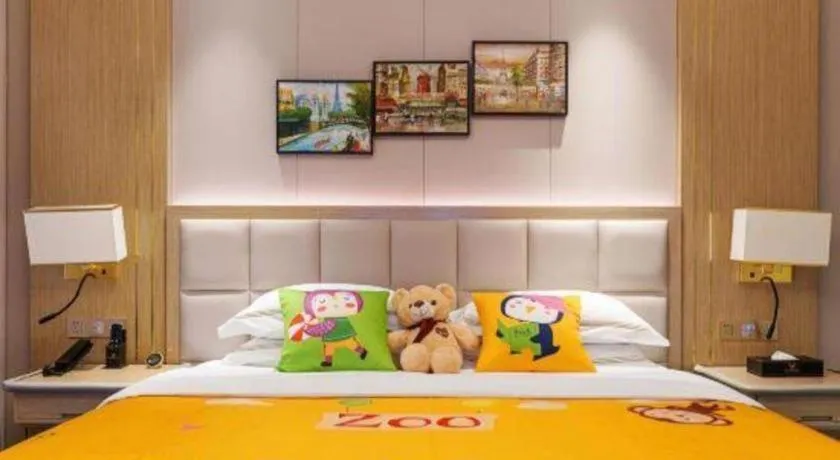 Bed in Vienna Hotel Yunnan Maitreya Huquan