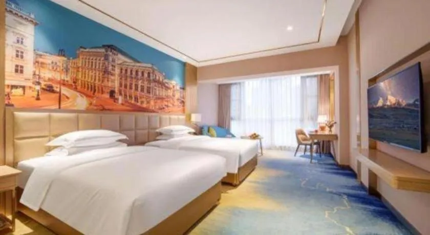Bed in Vienna Hotel Yunnan Maitreya Huquan