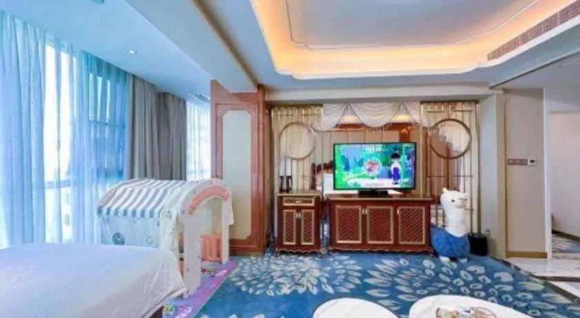 Bed in Vienna Hotel Yunnan Maitreya Huquan