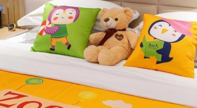 Bed in Vienna Hotel Yunnan Maitreya Huquan