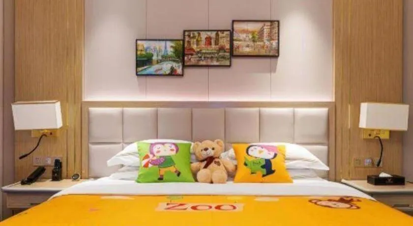 Bed in Vienna Hotel Yunnan Maitreya Huquan