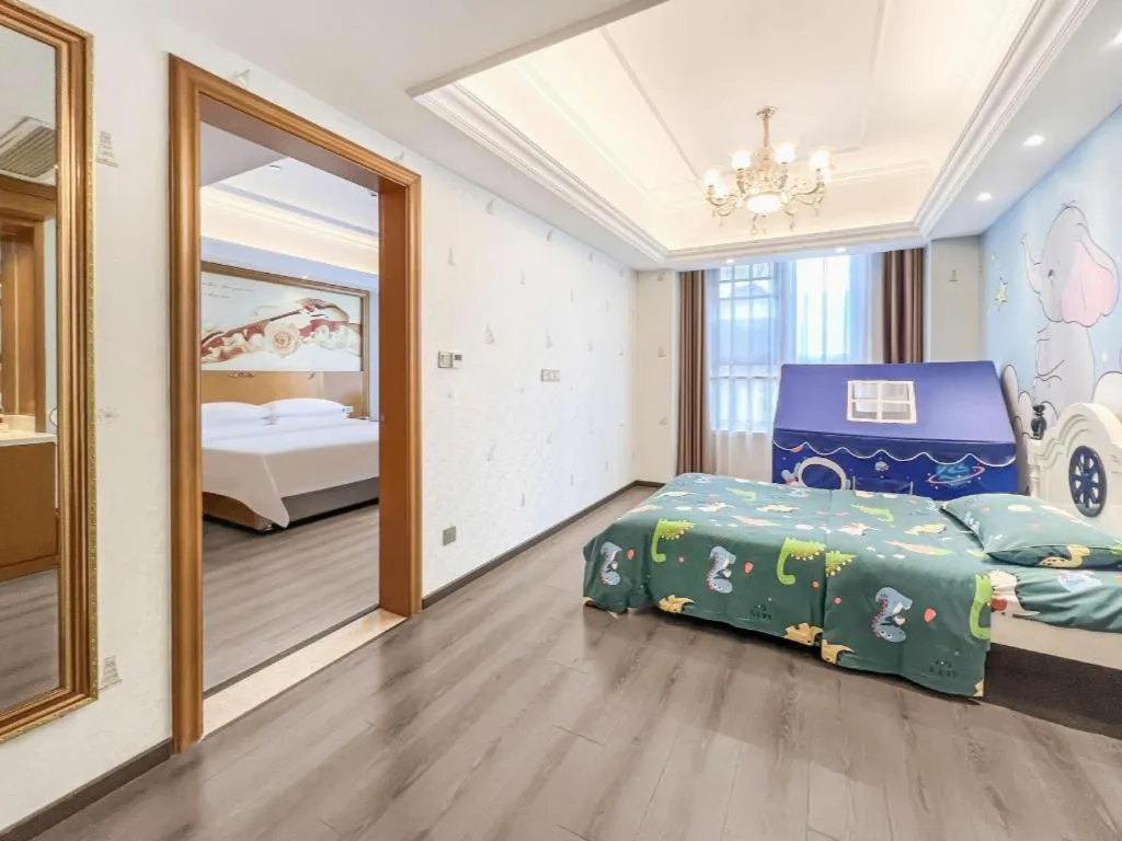 Bed in Vienna Hotel Anhui Xuancheng High-Speed Railway Station