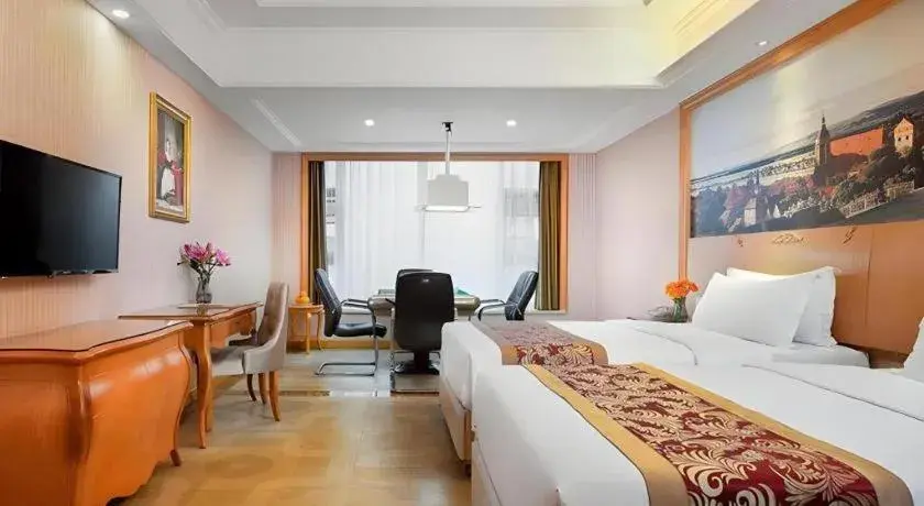 Bed in Vienna Hotel Hubei Macheng Cultural Town Bed in Vienna Hotel Hubei Macheng Cultural Town