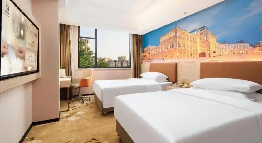 Bed in Vienna Hotel Hubei Macheng Cultural Town Bed in Vienna Hotel Hubei Macheng Cultural Town