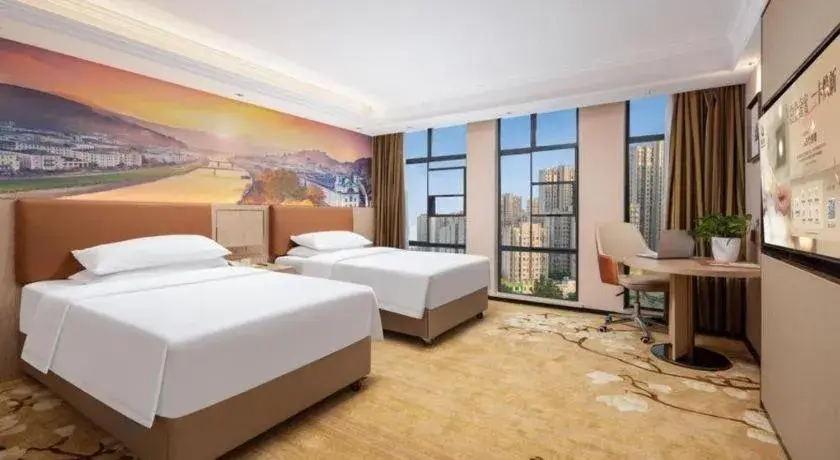 Bed in Vienna Hotel Hubei Macheng Cultural Town Bed in Vienna Hotel Hubei Macheng Cultural Town