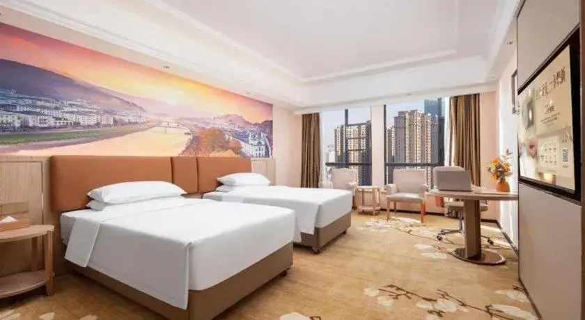 Bed in Vienna Hotel Hubei Macheng Cultural Town Bed in Vienna Hotel Hubei Macheng Cultural Town