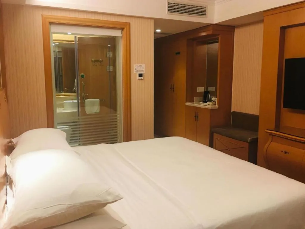 Bed in Vienna Hotel Hunan Hengyang Leiyang