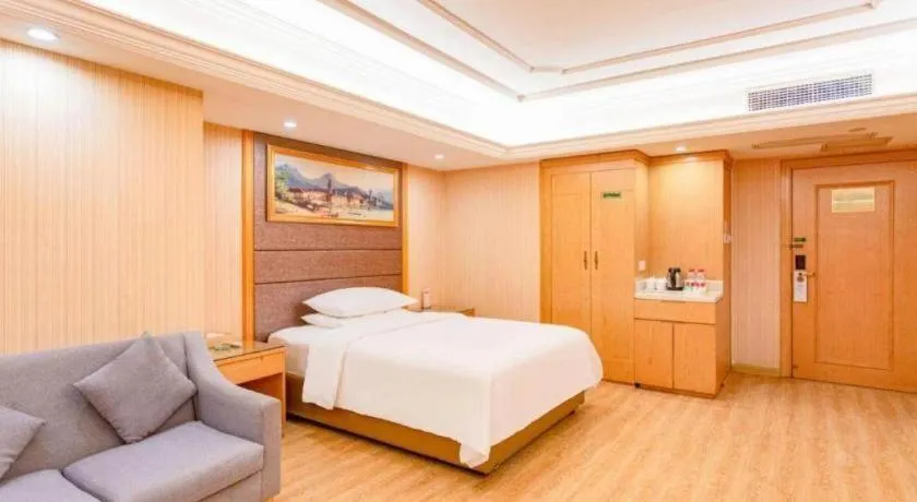 Bed in Vienna Hotel Hunan Hengyang Leiyang