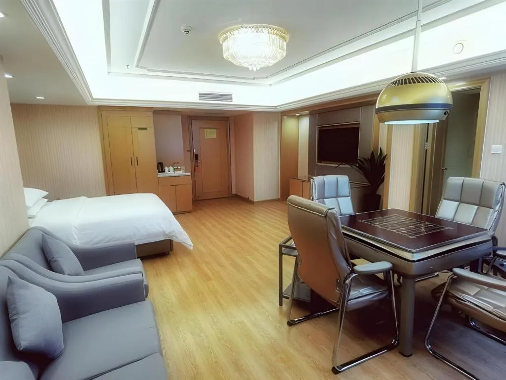 Bed in Vienna Hotel Hunan Hengyang Leiyang