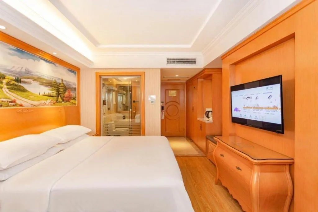 Bed in Vienna Hotel Hunan Hengyang Leiyang