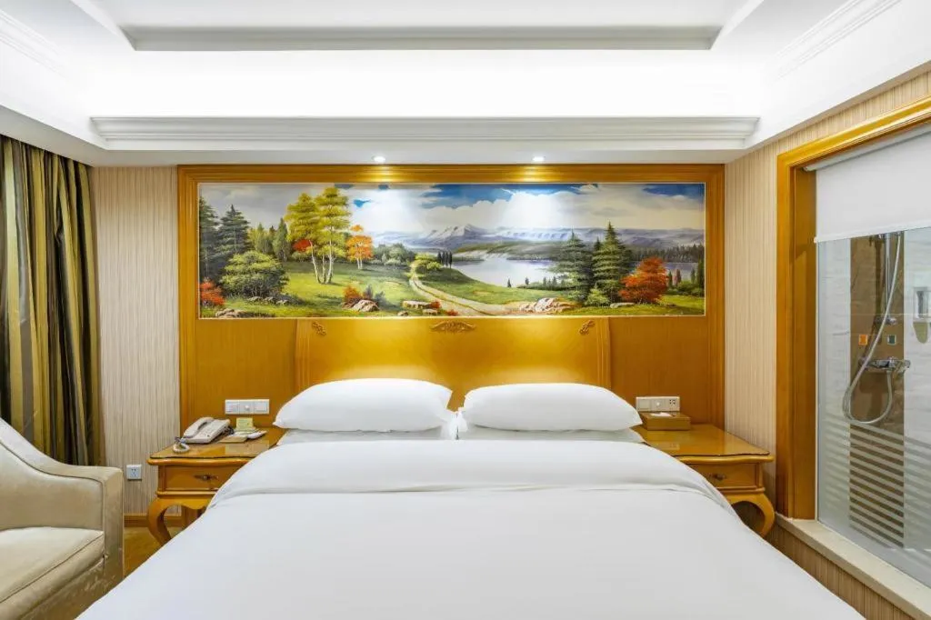 Bed in Vienna Hotel Hunan Hengyang Leiyang
